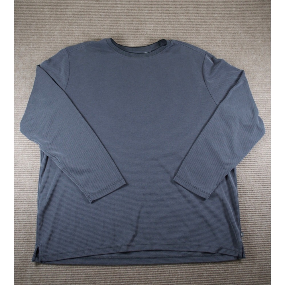 Tommy Bahama IslandZone Mens 2XL Gray Long Sleeve Shirt Top